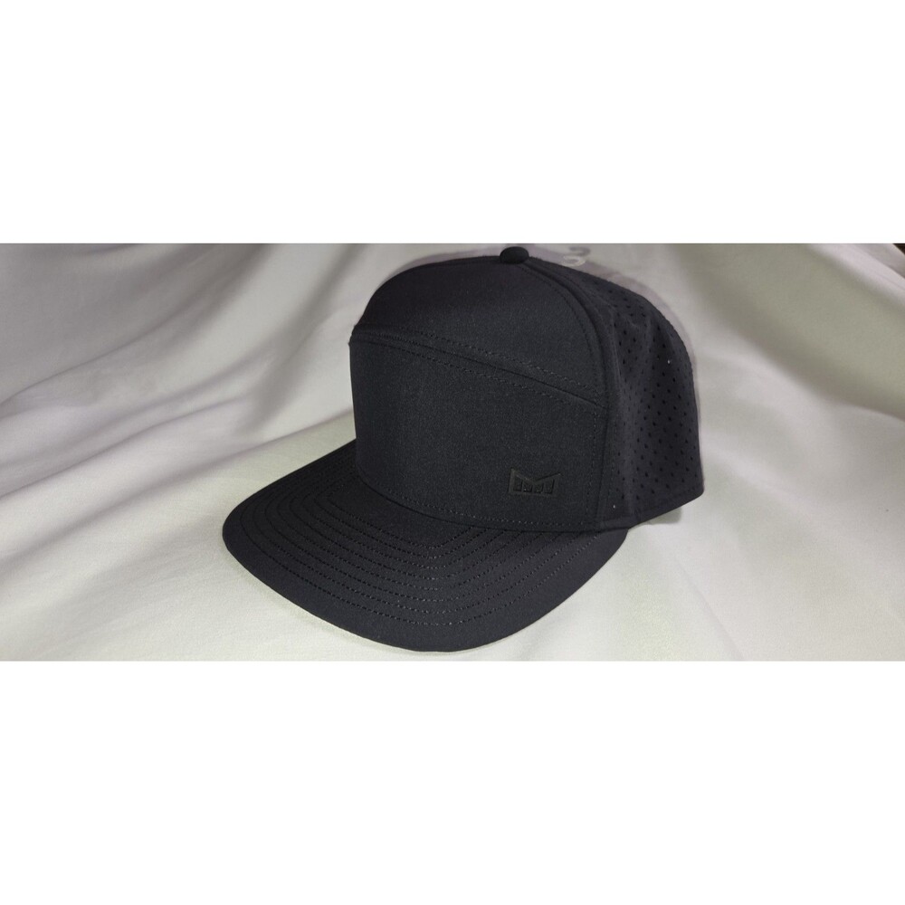 Melin Hat Mens CL Classic Trenches Hydro Black Water Resistant Snapback Stretch